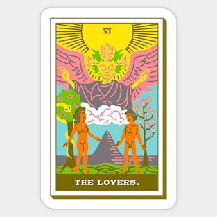 VI - The Lovers - Tarot Card Sticker